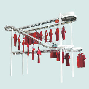 Stomerij Dubbellaags Roterende Kledingrek Transportband Hete Verkoop Kleding Transportmachine Kledingstuk Kleding Transportband Transportband - Product Image 1
