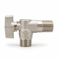 Robinet à bille en laiton pour l'eau, commande manuelle OEM