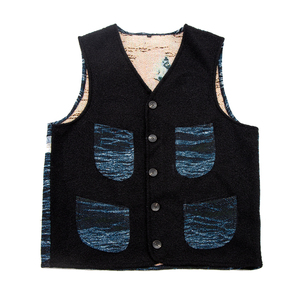 Gilet Personalizzato in Tessuto Jacquard Senza Maniche, Giacca Streetwear da <span class=keywords><strong>Uomo</strong></span> Vintage con Grafiche, Gilet Oversize, Abbigliamento da Cantante - Product Image 2