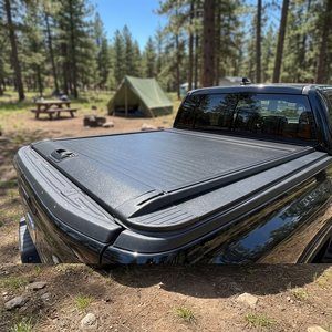 Promotion : Couvercle de benne enroulable rétractable en alliage d'aluminium T8 Pro/EVO NP300, haute qualité, étanche, avec verrouillage manuel, boîte en carton noire - Product Image 1