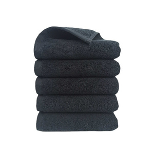 Beauty <strong>Spa</strong> Black Woven Cotton <strong>Towel</strong> for <strong>Facial</strong> Treatment-Eco-Friendly Quick-Dry Professional Use Roll Bath <strong>Towel</strong> - Product Image 6