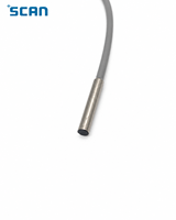 Capteur de proximité inductif SCAN 1 mm PNP normalement ouvert 4 mm 10-30 V CC 2 kHz IP67 blindé en acier inoxydable avec connecteur M8