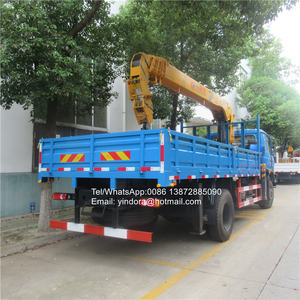 Dongfeng 4X2 6 גלגלים טלסקופי זרוע, 8 טון 6 גלגל 4*2 משאית מנוף ממד - Product Image 3
