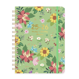 2025 Cho Amazon A5 Hàng Tuần Máy Tính Xách Tay Cross-Biên Giới Kế Hoạch Lịch Nhật Ký Với Cuộn Dây Ràng Buộc Bán Buôn Máy Tính Xách Tay Giấy Bìa Chất Liệu - Product Image 3