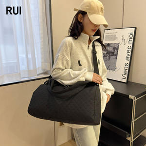 กระเป๋าเดินทาง RUIQUWIN Sport Unisex สีพื้น ผ้า Oxford น้ำหนักเบา กันน้ำ แยกส่วนเปียกและแห้ง มีช่องใส่รองเท้า ปรับได้ เหมาะสำหรับออกกำลังกาย - Product Image 1