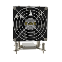 Refroidisseur de processeur de serveur COOLSERVER CS-2011-4UR22-S LGA2011, ventilateur silencieux, deux roulements à billes, cuivre, aluminium, boîtier d'ordinateur, TDP 200W