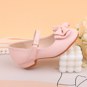 Zapatos de Tacón Tipo Mary Jane Color Rosa Dulce para Niñas, con Lazo, para Bodas, Fiestas, Actuaciones de Danza, Cumpleaños, Zapatos de Princesa con Estilo Escolar - Product Image 2