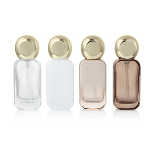 Emballage cosmétique en verre transparent <span class=keywords><strong>dégradé</strong></span> de luxe, blanc givré, translucide, flacon pompe <span class=keywords><strong>carré</strong></span>, 30 ml/50 ml - Product Image 3