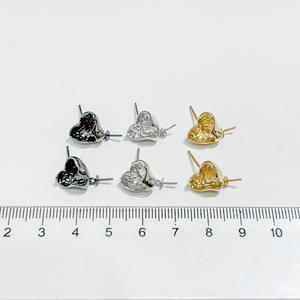 Accesorios de Plata S925 para DIY con Perlas, Joyería de Plata de Moda, Aretes con Cuentas Redondas de 9-13 mm, Bandeja Vacía para Aretes 22271 - Product Image 4