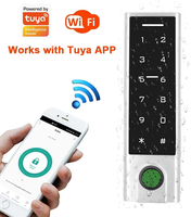 Serrure intelligente Secukey HF3-WIFI EM+MF Tuya avec lecteur biométrique d'empreintes digitales, carte, code PIN, RFID, contrôle d'accès, étanche IP66