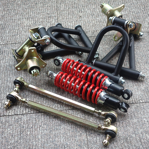 Amortisseurs de suspension à quatre roues pour karting, <span class=keywords><strong>quad</strong></span>, buggy, bride de roue de 100/14 mm, bras oscillants <span class=keywords><strong>avant</strong></span>, axe en caoutchouc - Product Image 5