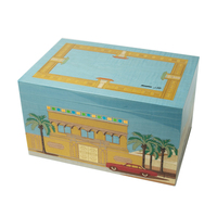 Boîte à cigares en bois personnalisée de qualité supérieure, boîte à cigares de luxe à finition brillante avec plateau, humidor à cigares OEM