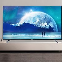 Téléviseur intelligent LED Full HD 1080p sans cadre personnalisé de 50 pouces avec prise en charge Internet pour utilisation dans la salle de bain, noir