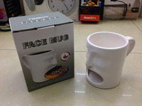 Tasse à café en céramique avec porte-biscuits, promotion en gros personnalisée, tasse à lait créative avec porte-biscuits, trois en un, tasses conjuguées
