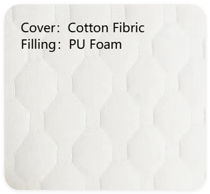 Cuscino a cuneo quadrato in cotone personalizzato <span class=keywords><strong>per</strong></span> neonati, cuscino <span class=keywords><strong>per</strong></span> allattamento con supporto in memory foam e pendenza - Product Image 4