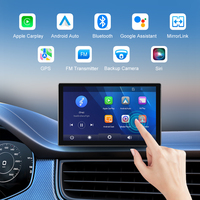 Autoradio multimédia universel sans fil CarPlay Android Auto 5/7/7,5/9/10,26 pouces, lecteur vidéo portable avec écran tactile et USB/AUX