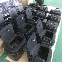 3500W LED DMX PAR Machine à brouillard pour les mariages Disco Parties Clubs Manuel de fumée basse à base d'eau Comprend un boîtier de vol en métal sec