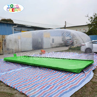 Housse de voiture gonflable en PVC étanche sur mesure pour intérieur et extérieur, tente de garage, accessoires de voiture, housse bulle gonflable