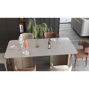 Keramische steenplaat + eettafel salontafel achtergrondwand droge korrel gepolijste oppervlakte moderne slaapkamer hal woonkamer buiten - Product Image 6