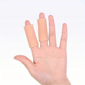 <strong>Nail</strong> Supplies 5/10pcs Silicone Finger Sleeve Manicure Salon Finger Injured Care Protection Silicone Sleeve - Product Image 5