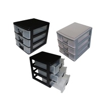 Organisateur d'accessoires portable pour bureau et chambre à coucher Coffre en plastique de mini tiroirs de rangement