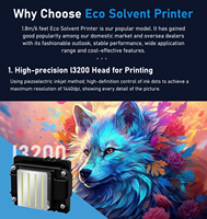 Impresora Eco Solvente de Cabezal Único de 60cm I1600 / I3200 / XP600 para Soluciones de Impresión de Lonas, Adhesivos y Lienzos Personalizados