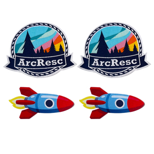 Parche Bordado Deportivo DIY, Parches Bordados <span class=keywords><strong>de</strong></span> <span class=keywords><strong>Sonic</strong></span> <span class=keywords><strong>de</strong></span> Dibujos Animados, Parches Termoadhesivos 2D con Logotipo Personalizado, Parche <span class=keywords><strong>de</strong></span> Tela Tejida Cortado con Láser - Product Image 4