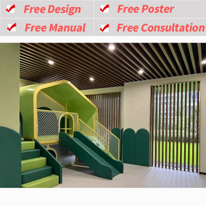 Equipo de Juegos Interior para Niños con Certificación CE, con Toboganes Dobles y Juegos Interactivos para Centros Comerciales - Product Image 3