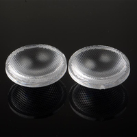 Lentille LED PMMA transparente à surface demi-sphérique de 38 mm de diamètre, 60 degrés, sans revêtement, modèle TD-38MM, Chine continentale