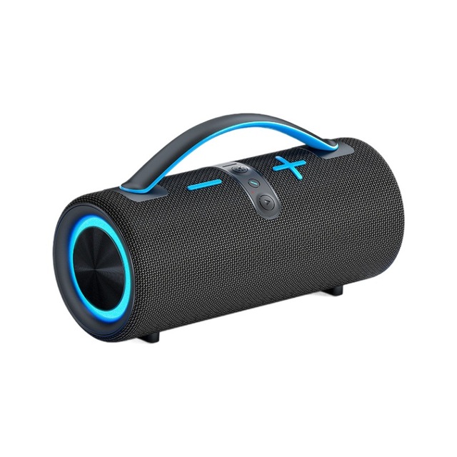 New Wireless Speaker - Outdoor Fabric Waterproof Portable Heavy-duty Subwoofer with RGB Lights - Gaming Audio System