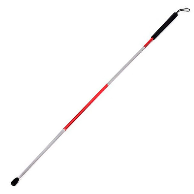Adjustable Aluminum Mobility Folding 5 Sections Blind Cane for Home Walking and Rehabilitation Therapy Supplies