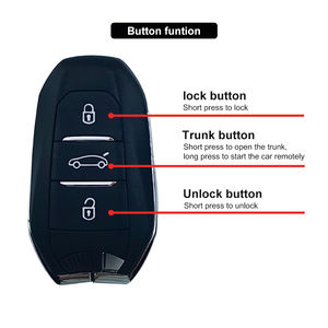 8100 CAN BUS <span class=keywords><strong>OBD</strong></span> PKE Alarme intelligente Allumage Démarreur Verrouillage Télécommande Alarme pour Peugeot <span class=keywords><strong>308</strong></span> 408 3008 Système de démarrage par poussée - Product Image 4