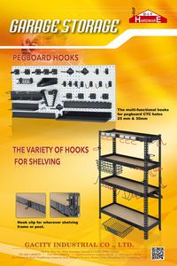 Durable Anti Rust Metal Single Loop Curved Pegboard <b>Hook</b> For Retail Shop Garage Tool Jewelry Key <b>Wall</b> Storage - Product Image 3