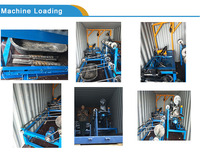 HBFL Usine Entièrement Automatique Chaîne Maillon Clôture Machine Facile À Utiliser Compact Rouleau Composants Essentiels Pompe Moteur PLC Roulement À Engrenages