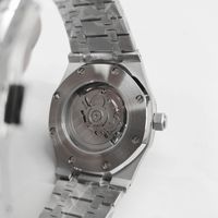 Sin logotipo Reloj mecánico para hombre 41mm Esfera hueca transparente Caja de acero inoxidable con nuevo movimiento NH70