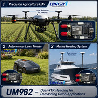 Módulo GNSS RTK Serie UM980/UM981/UM981S/UM982 1408CH Multibanda de Constelación Completa BDS GPS GLONASS Galileo QZSS 0.8cm
