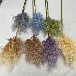 คนรักหิมะ หมายเลข 1 และ ไม่. ดอกไม้ประดิษฐ์ 2 ดอก ขนาด 71 ซม. สีเทา น้ำเงิน เขียว น้ำตาล ม่วง แชมเปญ สำหรับตกแต่งบ้าน งานแต่งงาน - Product Image 1