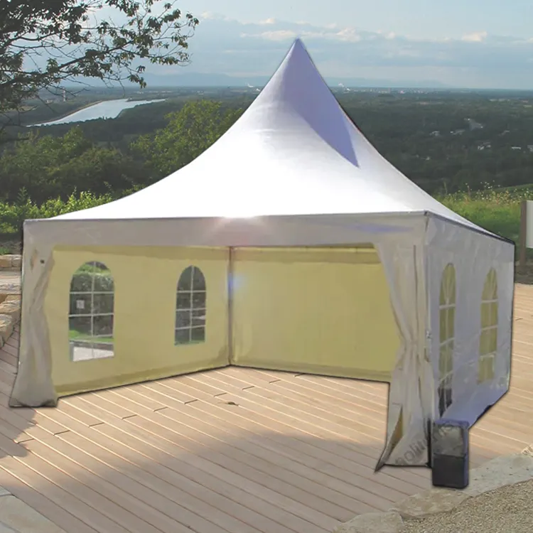 Tenda Pagoda in vendita tenda 4x4 5x5 6x6 per il prezzo della tenda della reception dell'evento espositivo all'aperto