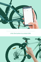 Verrouillage antivol personnel Bluetooth pour vélo avec code QR intelligent de contrôle du serveur d'application personnalisé, données en temps réel, pour la location de vélos