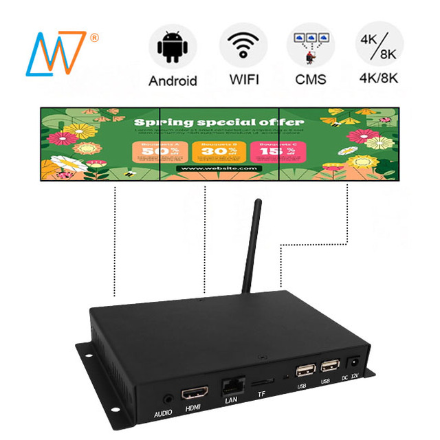 Multimedia Digital Signage Player Android Software Box for Advertising Tv Cloud Control