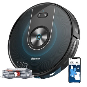 Robot aspirateur et serpillière intelligent à forte aspiration 2700Pa, le plus vendu, avec gyroscope pour la maison, robot ménager à batterie - Product Image 1