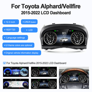 หน้าจอ LCD NaviHua สำหรับ Toyota Alphard Vellfire ปี 2015-2022 ชุดหน้าปัดดิจิตอล ระบบ Linux แบบเสียบใช้งานได้ทันที - Product Image 6