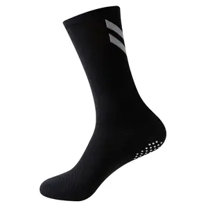 Chaussettes de randonnée en plein air pour hommes séchage rapide respirant marathon course à pied point de pression chaussettes de sport antidérapantes