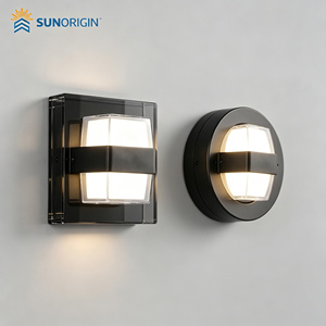 Lámpara de Pared LED Cuadrada Moderna y Sencilla, 6000K Luz Diurna, CRI60, Impermeable, para Interiores/Exteriores, Decoración del Hogar, Dormitorio, Jardín, Regulable - Product Image 2
