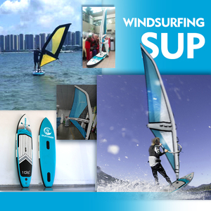 Tabla de Windsurf Inflable de PVC/EVA 2026 Skatinger con Aleta, Bomba y Accesorios para Deportes Acuáticos de Remo y Surf - Product Image 6