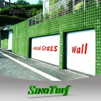 Fibrillée PE Décoration Murale Économique Herbe Pelouse Artificielle, Fausse Herbe Pour Le Marché de Dubaï