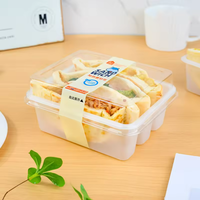 Boîte en plastique transparente à couvercle, très vendue, pour l'emballage de fruits, de poudings, de desserts, de gâteaux et de produits de boulangerie