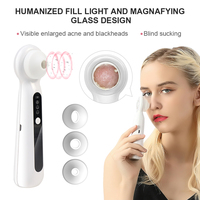 Nettoyeur de pores électrique, traitement de l'acné, kit d'élimination des boutons, appareil portatif pour le nettoyage des pores, machine d'élimination des points noirs