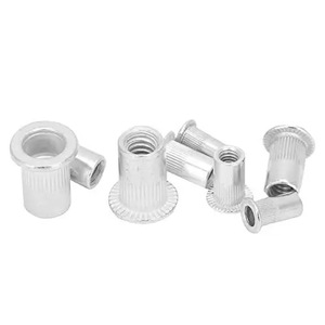 Écrous à riveter en acier inoxydable Yicheng M3-M8, à tête moletée plate, pièces de rivetage de qualité A pour l'industrie de la construction, poli - Product Image 2