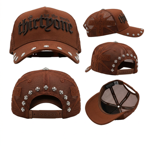 Gorras de Béisbol de 5 Paneles de Terciopelo con Bordado 3D Personalizado |   Gorras Deportivas Unisex de Algodón con Pedrería de Lujo, Marca DX - Product Image 5